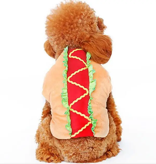 Dogs cats fashion cute funny costume coats doggy Hamburger jackets