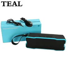 TEAL Portable Bluetooth Speaker Sport Outdoor IPX6 Wireless Waterproof Altavoz Hoparlor Subwoofer Boombox for iPhone Xiaomi