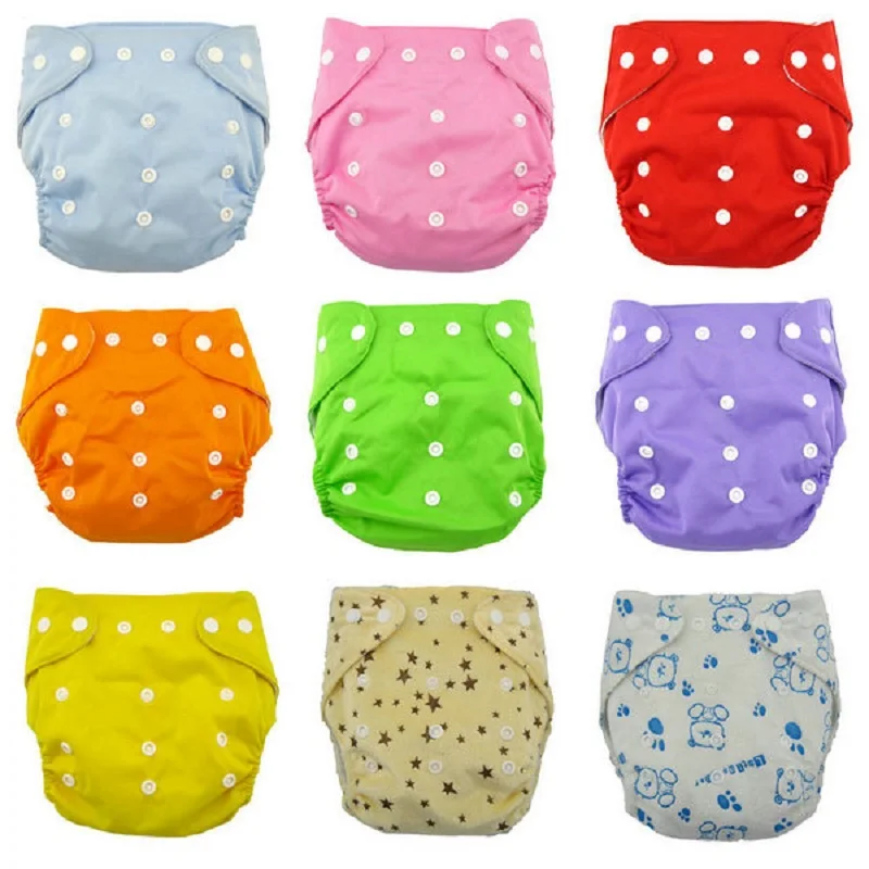 1PCS Reusable font b Baby b font Infant font b Nappy b font Cloth Diapers Soft