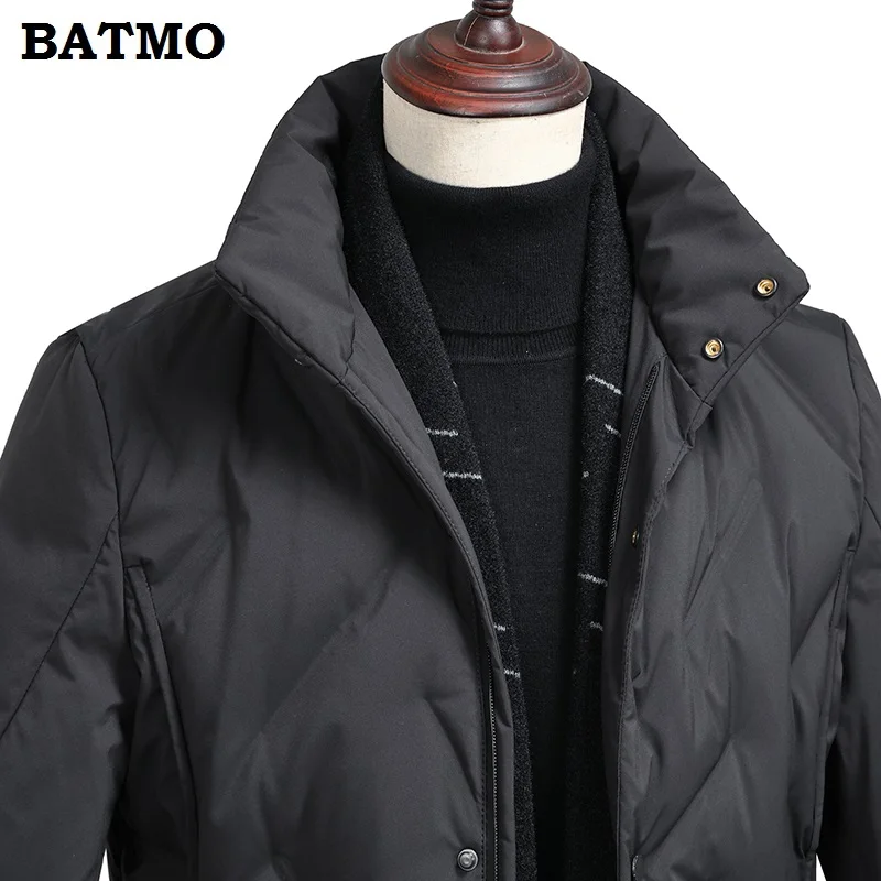 BATMO Новое поступление зимние высококачественные теплые длинные куртки из 90% утиного пуха мужские тренчи мужские 88061