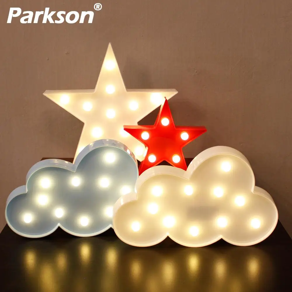 

Unicornio LED Night Light For Children Flamingo Cactus 3D Table Lamp Christmas Deer Cartoon LED Night lamp home decor