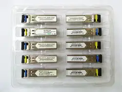 10 km WDM bidi SFP 1G DDM "LC" GLC-BX-D GLC-BX-U 1310/1550 трансивер-10 шт 5 + 5