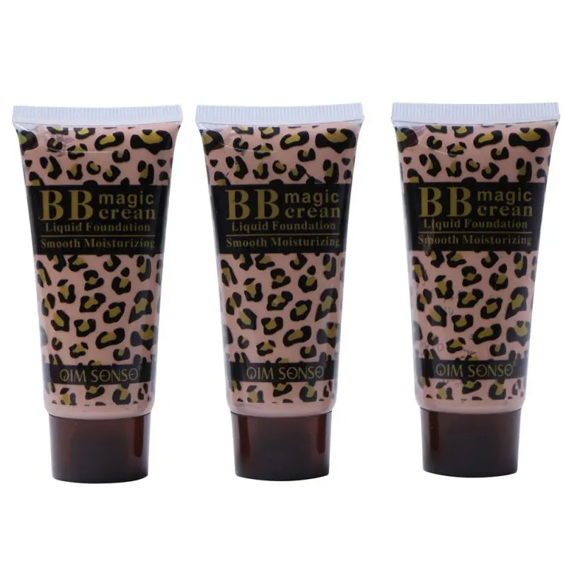 

Women Hot Leopard BB Magic Cream Creme Smooth Moisturizing Makeup Liquid Foundation Creme Clareador WD