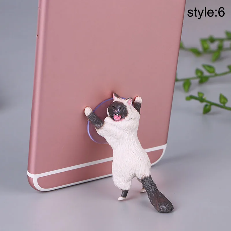 

1 Pcs Cute Cat Phone Holder Universal Cellphone Tablet Stand Suction Cup Mobile Phone Mounts WIF66