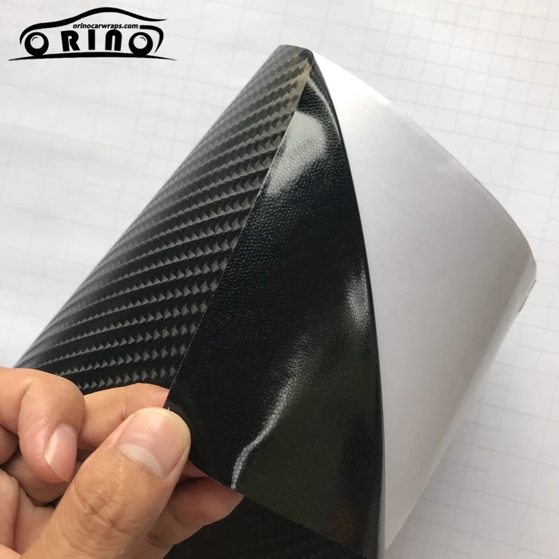 6D Black Carbon Vinyl Film Sticker-3