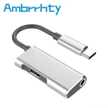 

otg USB Cable Type-c to 3.5mm Jack Eeadphone Adapter fast Charge Audio Splitter Adapter for Xiaomi Huawei P20 pro Oppo Samsung