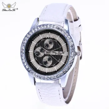 

2019 new diamond-encrusted digital dial leather strap casual fashion trend luxury exquisite precision female watch quartz watch