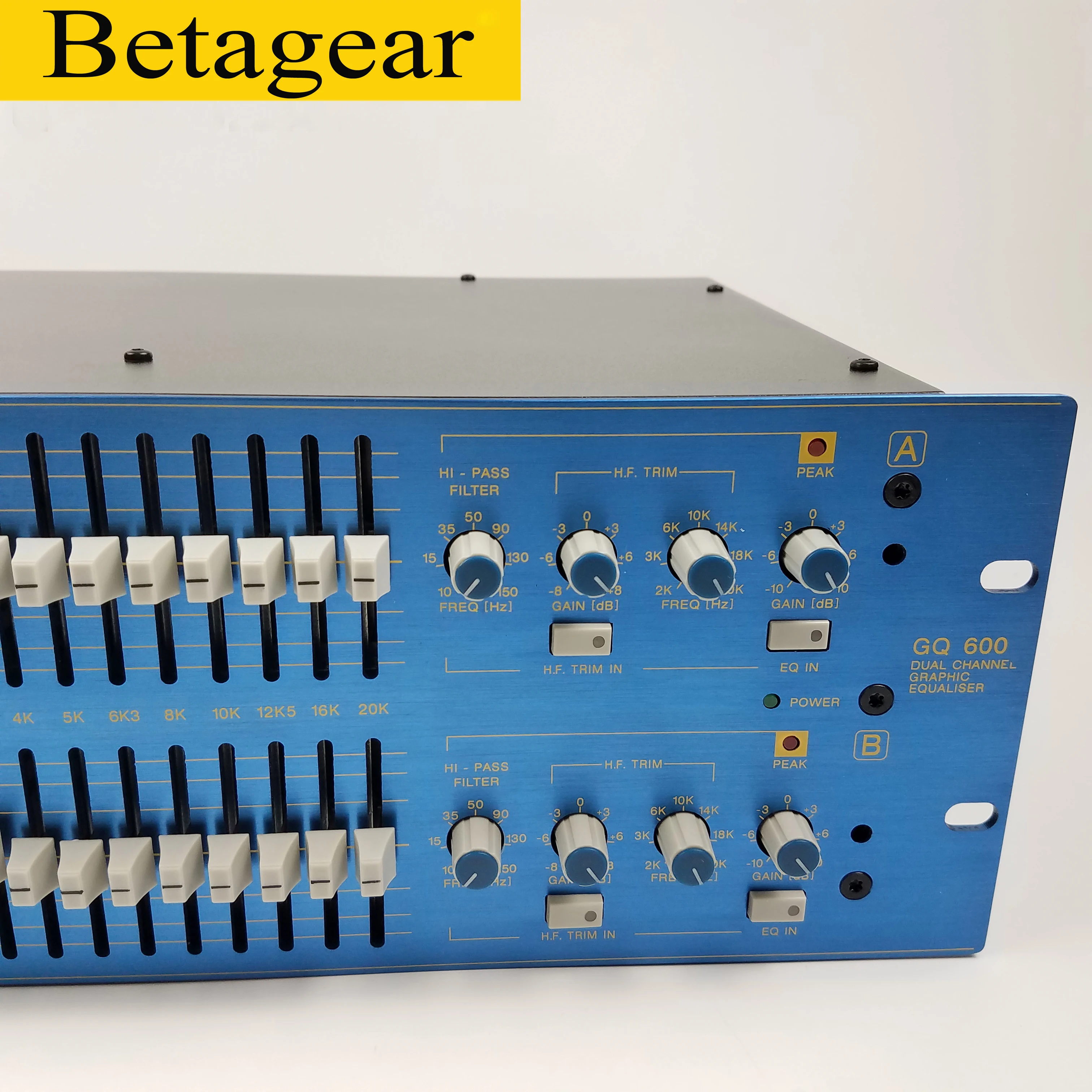 Betagear EQ GQ600 ecualizador grafico equalizador profissional gq600 graphic eq studio equipment 31 band eq equalizer audio