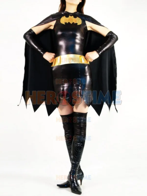 Batgirl Metallic Costume female halloween cosplay batman superhero costumes zentai suits the most popular
