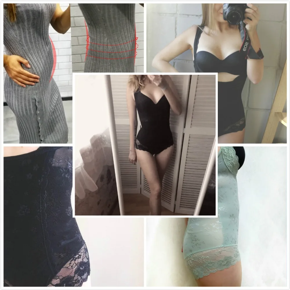 Cheap Miss Moly Women Full Body Shaper Waist Reducer Trainer Tummy Slimming Control Panty Butt Lifter Briefs Push Up Shapewear Corset