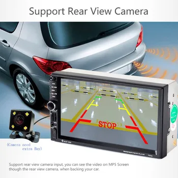 

7" Univeral 7020G Car DVD Video Player 12V Touch Screen GPS Navigation With Remote Control Rearview Camera
