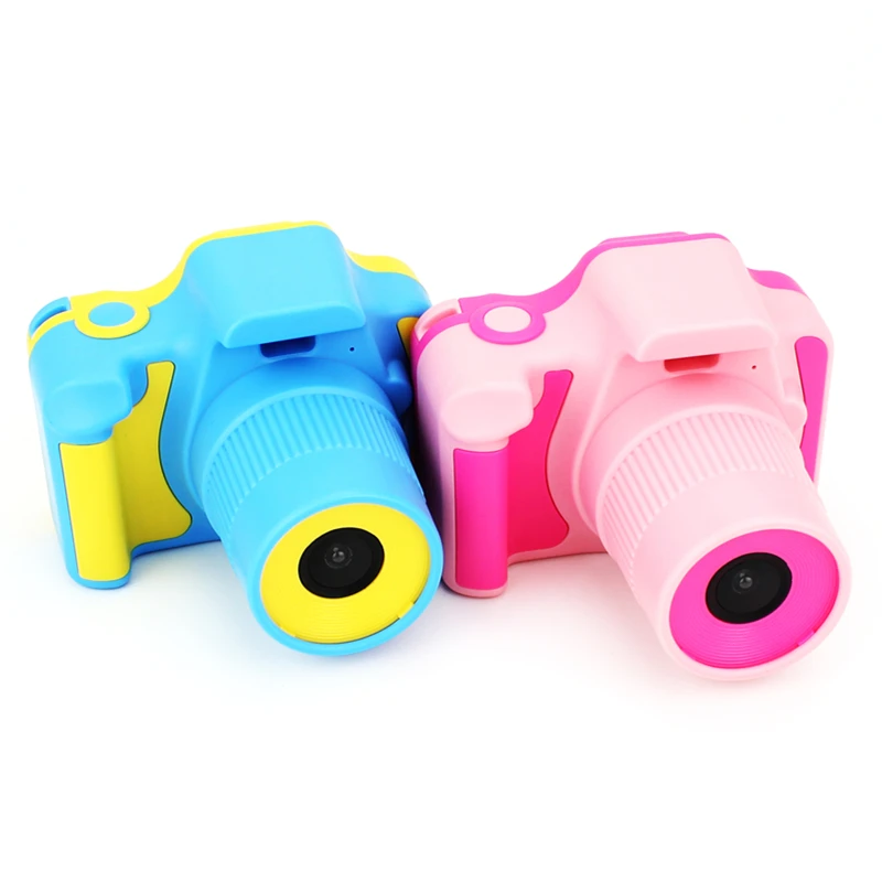 Cartoon 1.5 Inch 2MP Mini Shoot LSR Cam Digital Camera for Kids Baby Multifunction Toy Camera  Portable Camcorder For Kids Gift