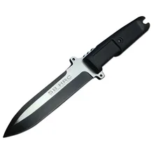 Mengoing 7Cr13Mov Steel Military Utility Knfie Outdoor Survival Fixed Blade Knife With ABS Sheath