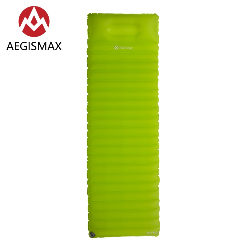 

AEGISMAX Outdoor Super Light Inflatable Fast Filling Air Bag With Pillow Innovative Sleeping Pad Tent Single Camping Mat