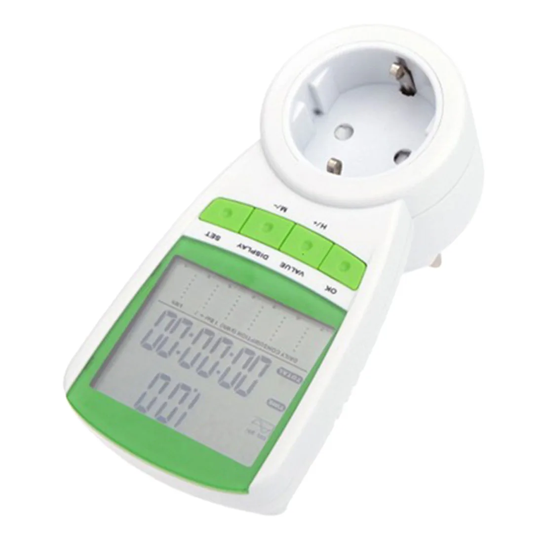 EU US UK Plug LCD Voltage Current Digital Wattmeter Outlet Socket Power