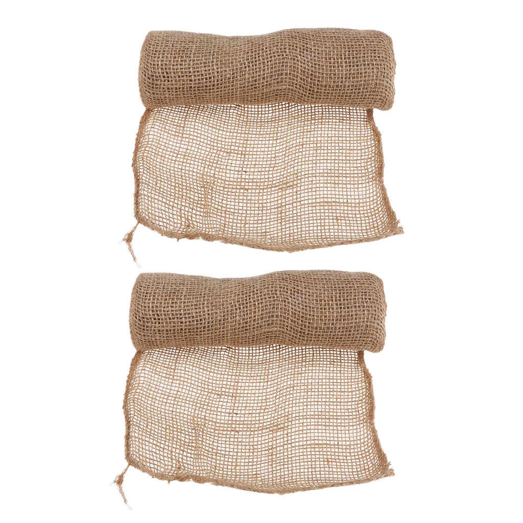 2pc Jute Cloth Winter Tree Guard Protect Cold-proof Plants Bandage Warm Keep
