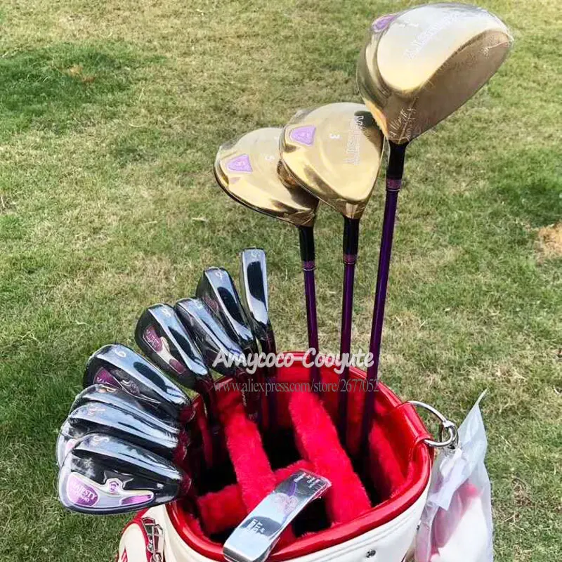 - New Womens Golf Clubs Maruman Majesty Clubs Complete Sets Golf Drive Fairway Wood Irons and Graphite Shaft
