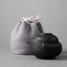 150 мл портативная офисная посуда для напитков, быстрая чашка, винтажный Японский чайник, чайный набор, грубая керамика, керамический кунг-фу, чайный горшок, чашка для путешествий