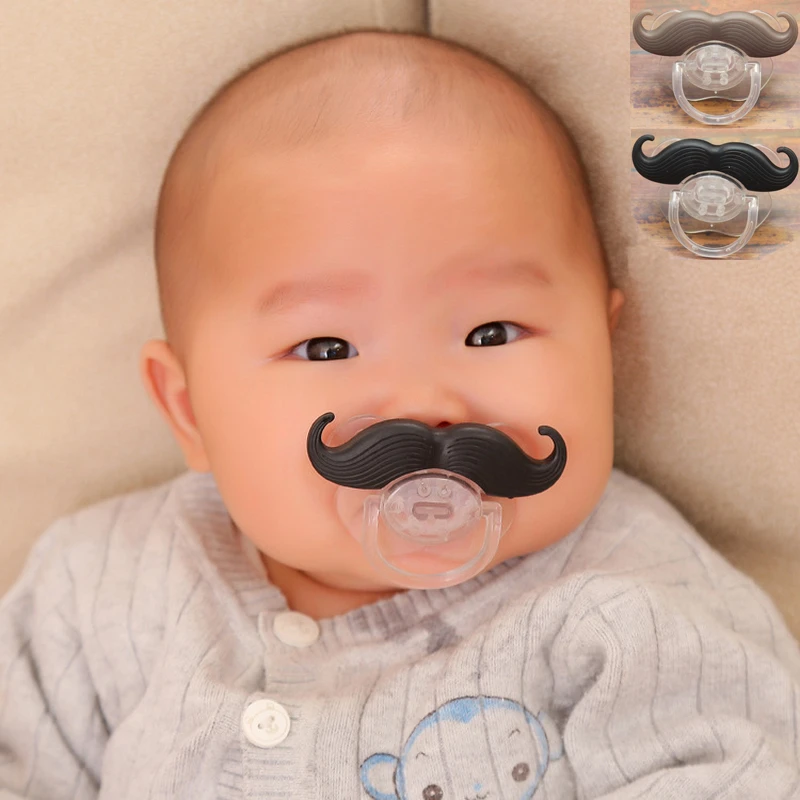 Drole Bebe Sucette Moustache Mamelon Factice Alimentation Infantile Enfants Sucette Barbe Sucette Bebe Fournitures Aliexpress