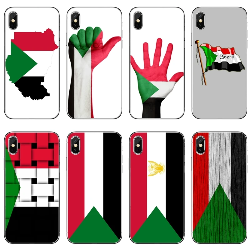 

Sudan National flag slim TPU Soft Accessories phone cover case For Huawei P7 P8 P9 P10 P20 pro Lite plus P Smart Mini 2017