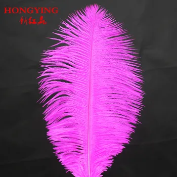 

new 5 PCS beautiful natural mei red ostrich feathers 45to 50 cm /18 to20 inches decorative feather