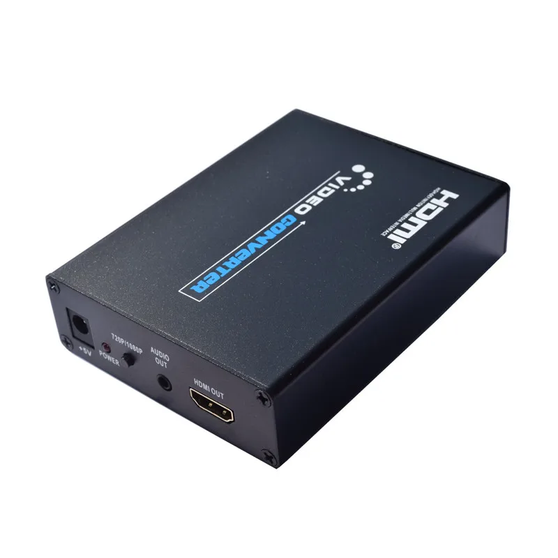 SCART К HDMI Scaler Box CVBS YC RGB к HDMI видео аудио высококлассные преобразования AV сигнала адаптер 720 P/1080 P для ТВ DVD