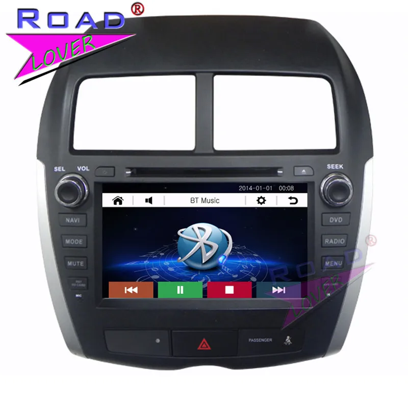 Автомобильный мультимедийный DVD плеер TOPNAVI Wince 6 0 2 Din 8 дюймов для Mitsubishi ASX 2010 2011 2012