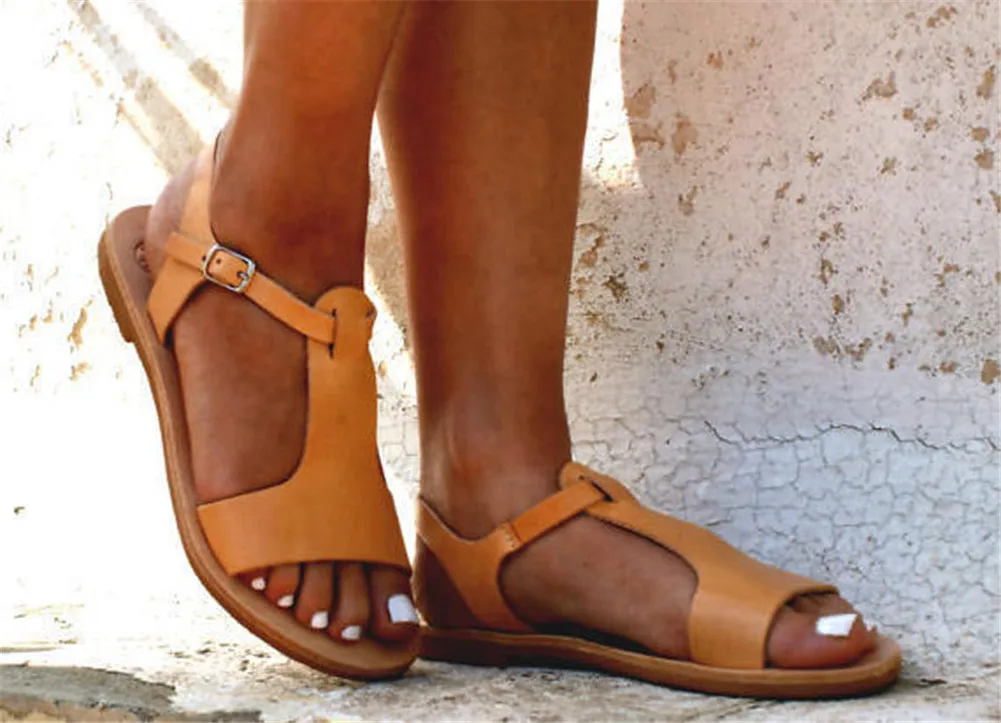 BONJOMARISA/Новая модная женская обувь в римском стиле размера плюс 34-48 Женские повседневные вечерние летние сандалии, Лидер продаж г. Женская обувь