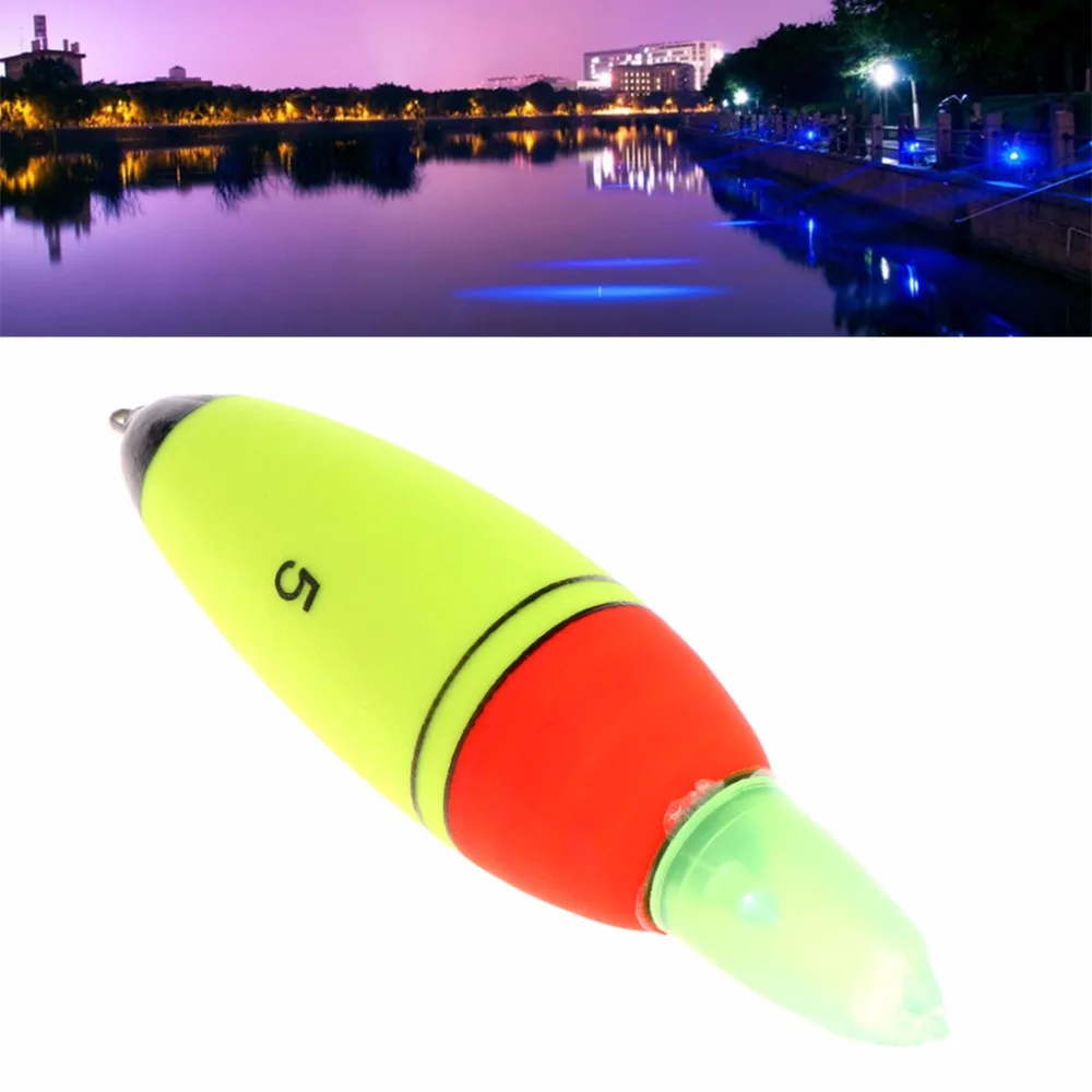 Luminous Fishing Float LED Light Stick Night Foam Tube Buoy Electronic Glowingin Fishing Float