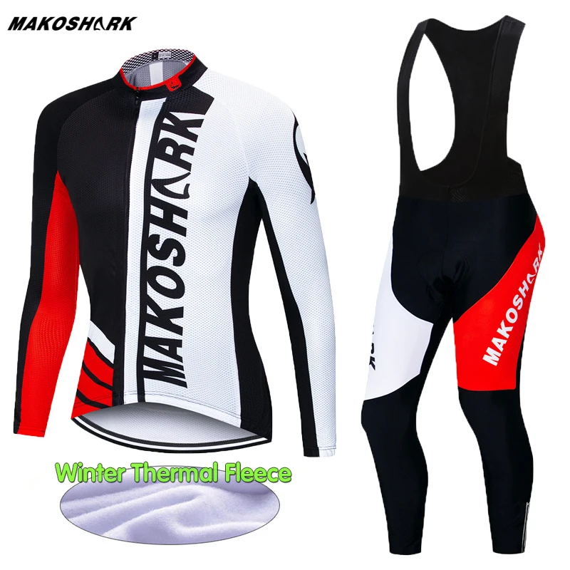 

Men's Long Sleeve Cycling Jersey Set Racing Bike Apparel Bib Pants Winter Bike Jerseys Set Bicycle Clothing Wear Ropa Ciclismo
