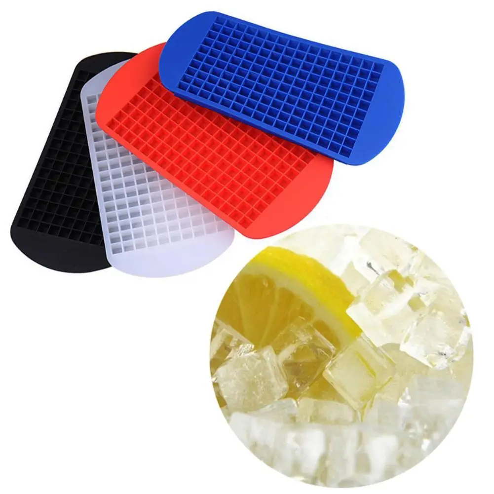 

Environmentally 160 Grids Food Grade Silicone Tray Fruit Maker DIY Creative Small Ice Cube Mold Square Shape Kitchen Accessories