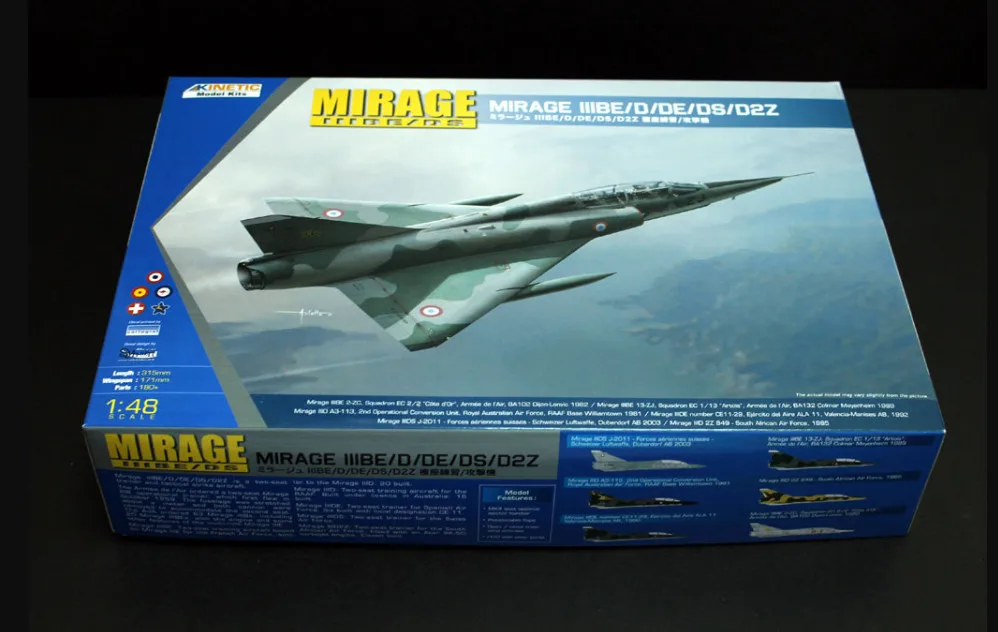 

Kinetic 1/48 IAF KFIR C1 / USMC F-21A Model Kit