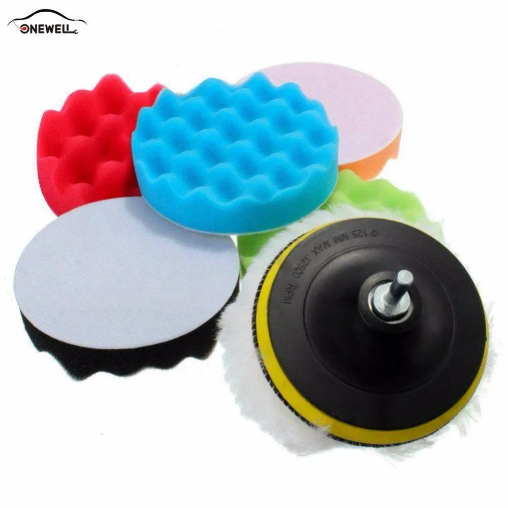 Buy ONEWELL 3/4/5/6/7 inch Car Polishing Disc Wool