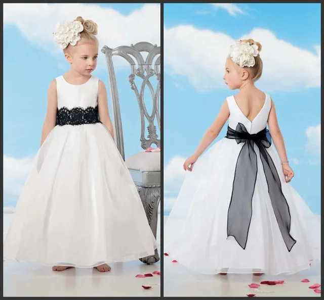 Black Junior Bridesmaid Dresses