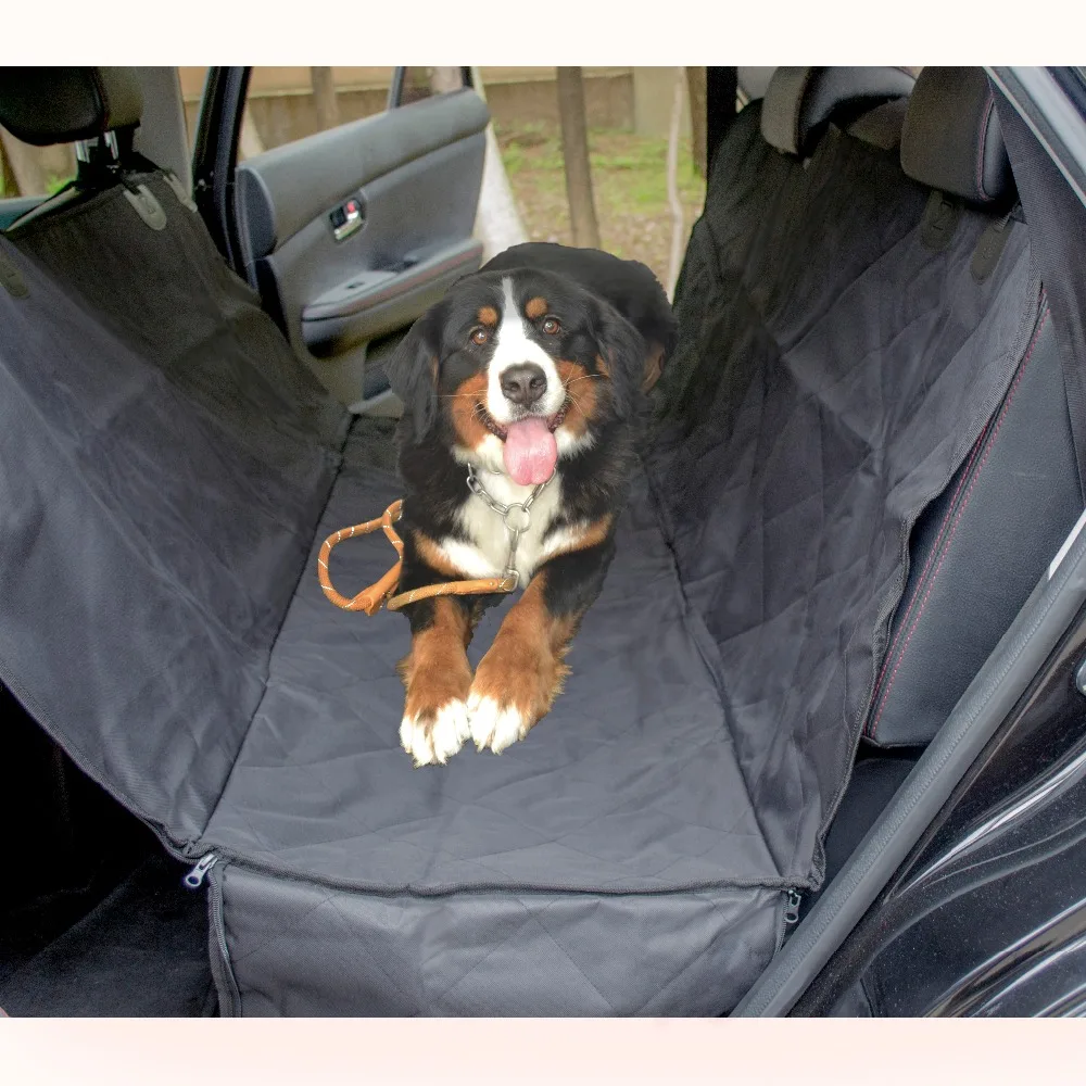 Dog car seat cover non slip quilted cotton travel hammock for dogs safety belt seat pet car seat