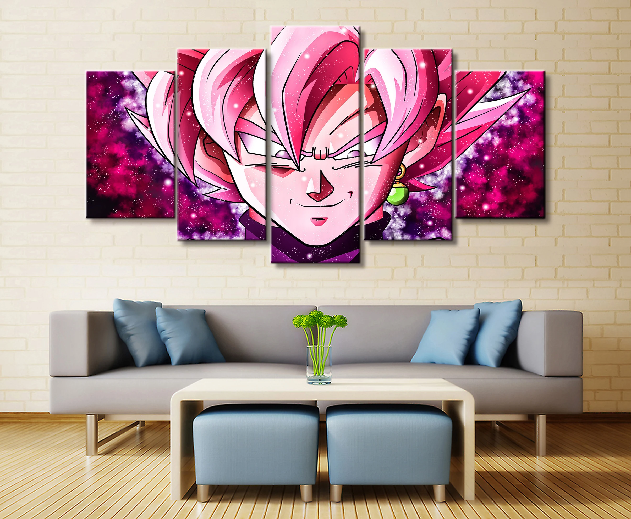 Wall Art Poster Painting Modular Pictures For Living Room Decorative Pictures Canvas Printed 5 Panel My Hero Academia Animation