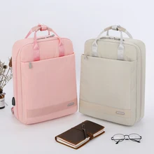 Женский и мужской рюкзак для ноутбука 13 1" USB зарядное устройство Рюкзаки Сумка для компьютера пакет Водонепроницаемый Школьные сумки путешествия Mochila рюкзак