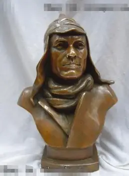 

A brass copper carved The Making of Steel Pavel Korchagin Sculpture Statue