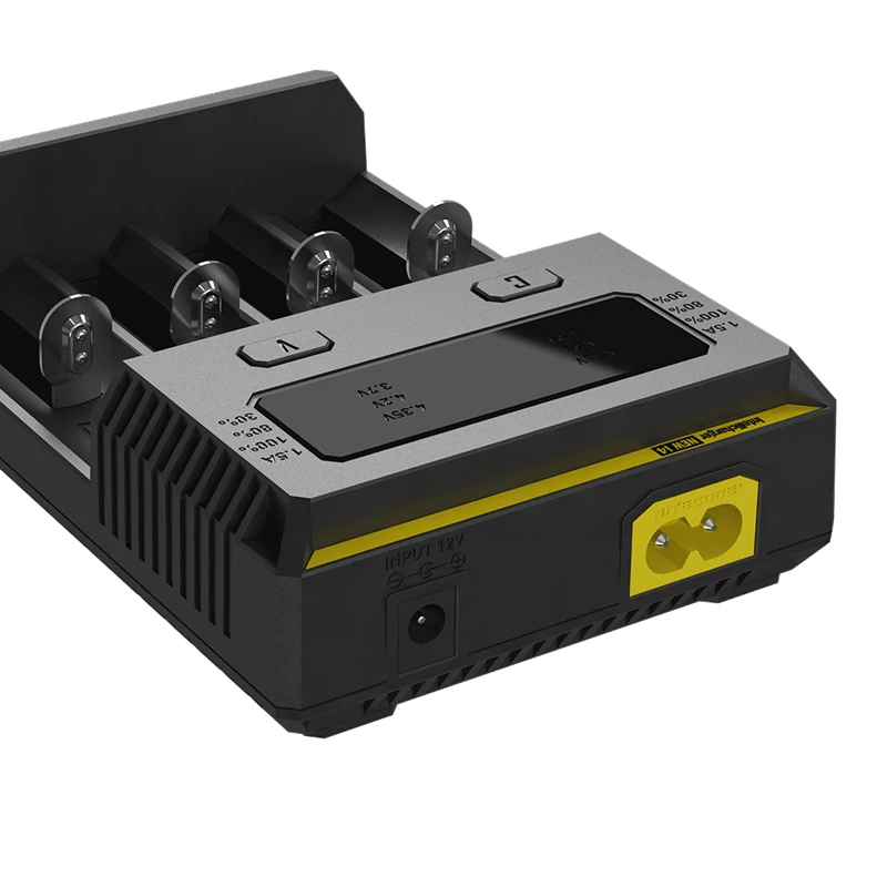 Новинка зарядное устройство NITECORE I4 с OLED экраном Intellicharger + 18650 3500 мА/ч 3 6 В Вт/ч литий