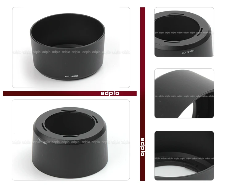 HB-N103 Bayonet Mount Lens Hood Suit For Nikon 1 NIKKOR VR 30-110mm f/3.8-5.6 Lens