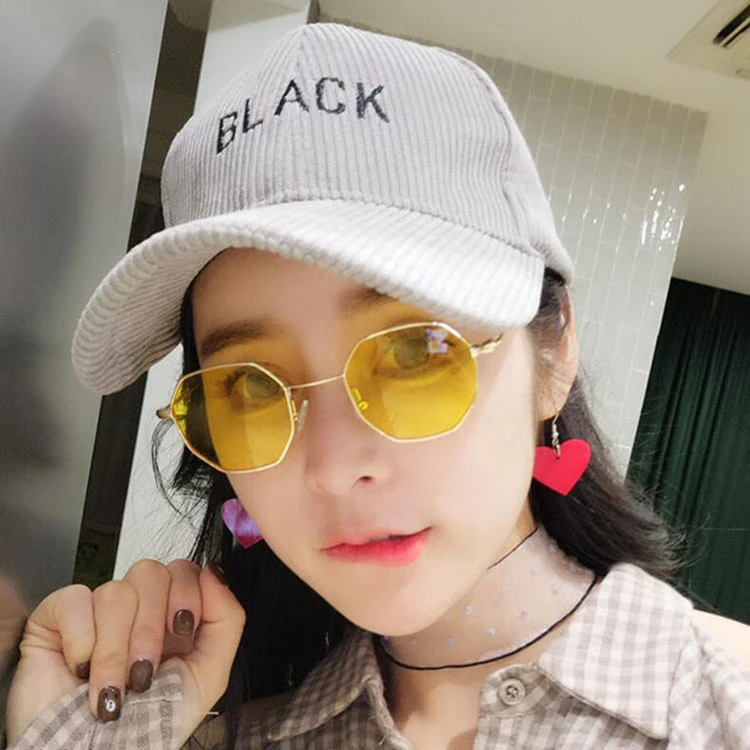 New Hexagonal Sunglasses Women Men classic  glass lenses Brand Designer Vintage Mirror Eyeglasses Oculos De Sol UVB Rays (6)
