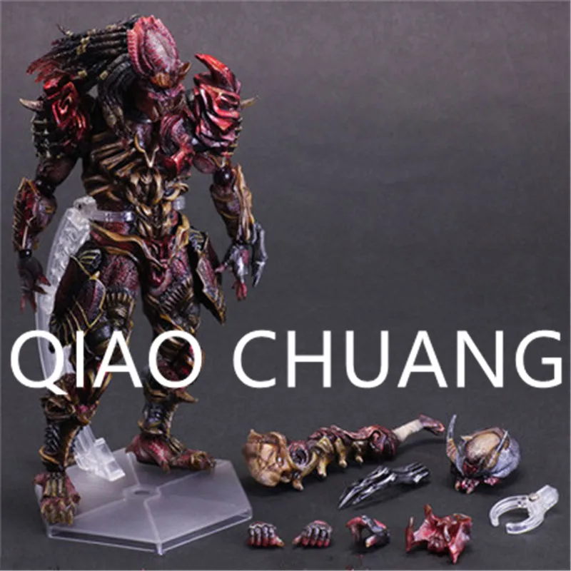 

PlayArts Metal Predator Alien Hunter With Stents Movable PVC Action Figure Model Toy G1469