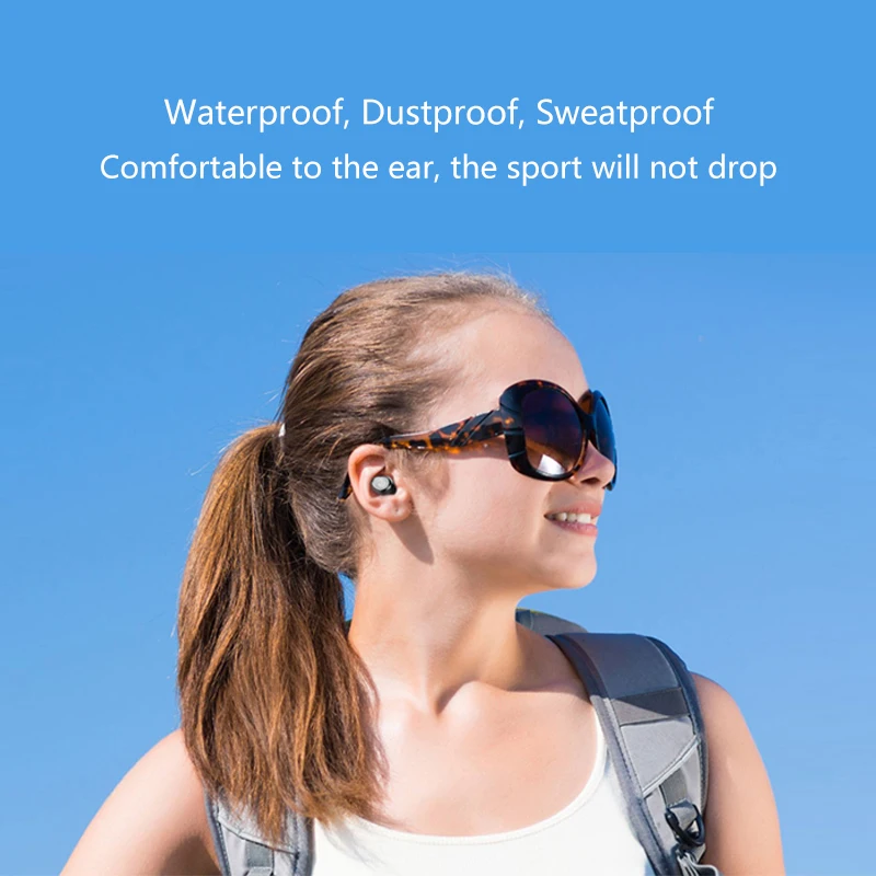TWS Sports Earbuds Bluetooth 5 0 Earphones Mini Wireless Headset Power Display Headphone with charging box Gaming for Xiaomi
