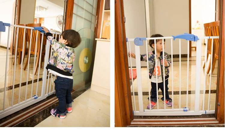 RU! 75-85 см детская безопасная лестница safey ворота ограждение для детей Пэт собака сетка перила забор изоляция много размеров