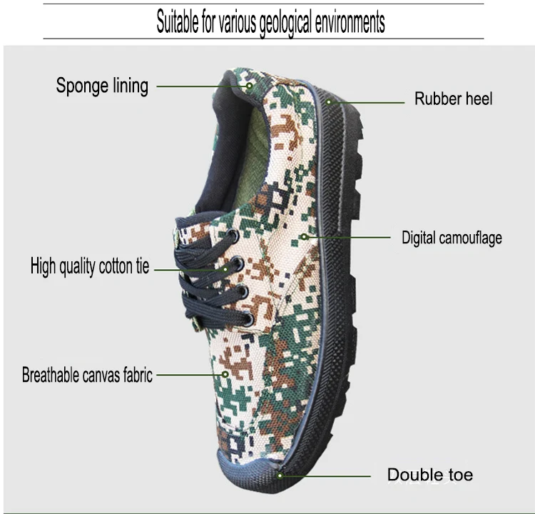 Мужская тактическая спортивная обувь для занятий спортом на открытом воздухе, военная камуфляжная мужская обувь, рабочие слипоны, парусиновая обувь, Размеры 35-45
