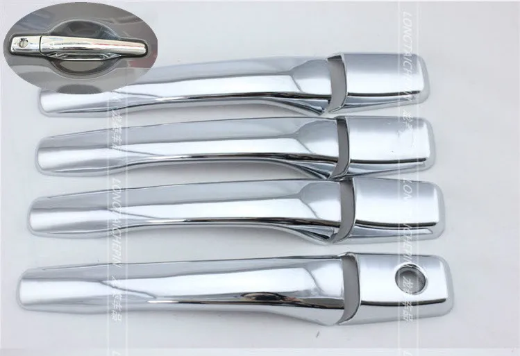 Accessories Chrome Side Door Handle Covers Trims For 2002-2007 Mitsubishi Lancer