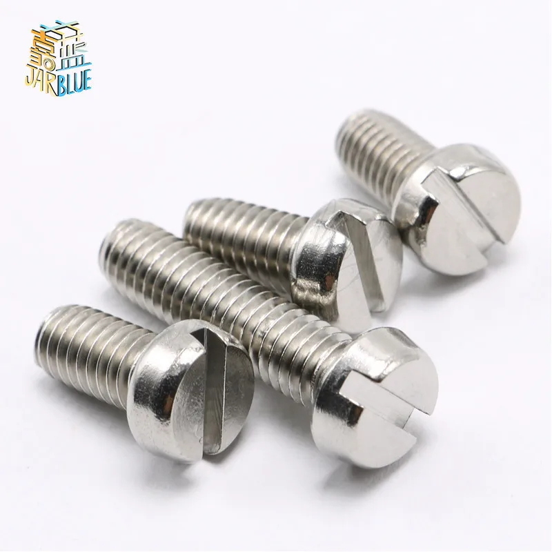 Винты с прорезью из нержавеющей стали 50 шт. 304 М2 M2.5 M3 DIN85 GB67 |screw slotted|screw screwslotted screws |