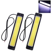 2pcs Car styling Day Time Lights LED Car DRL Daytime Running light COB Flexible Super Bright