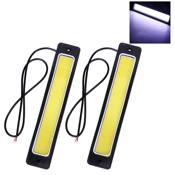 

LEEPEE Car-styling Day Time Lights LED Car DRL Daytime Running light COB Flexible Super Bright Bendable Reversing Lamp Fog Lamp