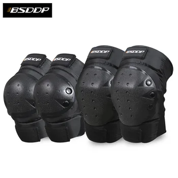 

4 pcs Motorcycle Knee Pads Guards Elbow Racing Off-Road Protective Kneepad Motocross Brace Protector Motorbike Protection